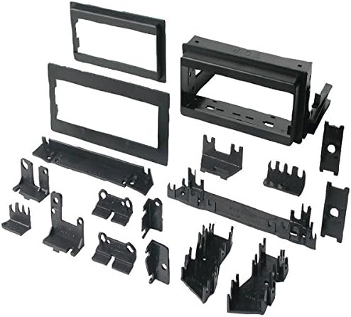 BEST KITS BKGM4 In-Dash Installation Kit (GM® Universal 1982–2003 with Factory Brackets & Flat, .5" & 1" Trim Plates Single-DIN)
