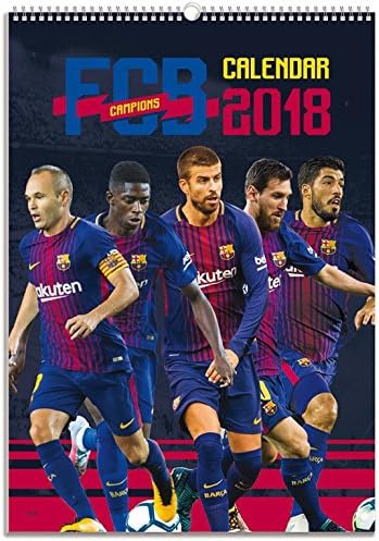 Barcelona 2018 Wall Calendar