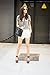 PERSUN Women's Asymetric Hem Tulip Shorts Mini Skirt Shorts White/Black