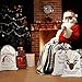 PUAIDA 4 Pack Santa Sack & 8 Christmas Cards, 27.5