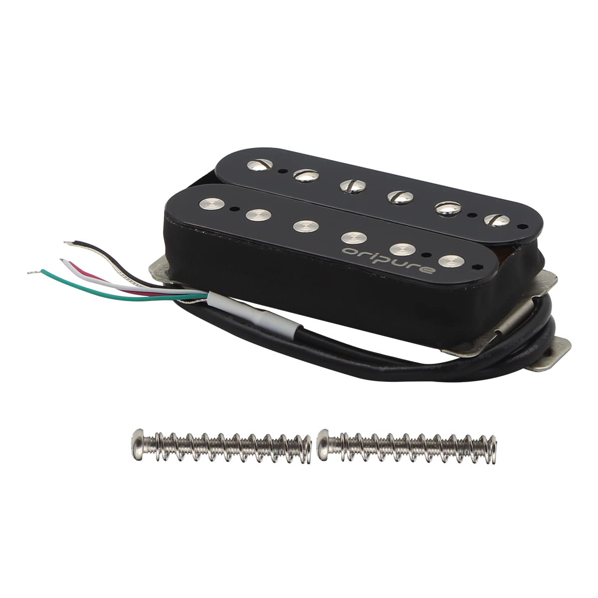 OriPure Alnico 2 Guitar Humbucker Pickups Black Neck Pickup Double Coil Humbucker for Electric Guitar Part
