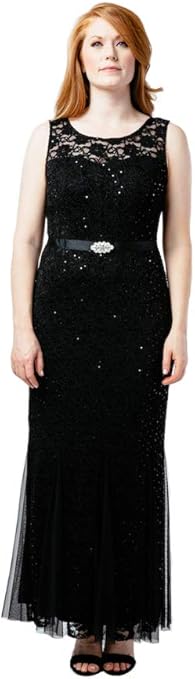 candalite black lace dress