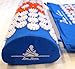 ZenGuru Best Acupressure Mat & Pillow Set - Effective Remedy for Pain and Stress Relief - with Magnet Therapy - Includes Carry Bag & Reflexology Foot Chart (Blue)