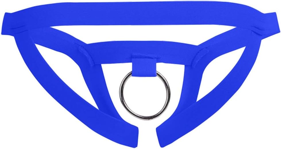 Men's Stretch Thongs Underwear Metal O-Ring Jockstrap T-Back G-String Thongs