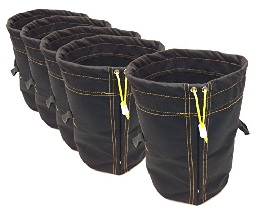 420 grow bags for marijuana 5 gallon (5 pack). black soft fabric …