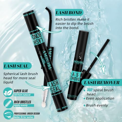 Lash Clusters Kit, 320PCS DIY Lash Extensions 40D, 9-16mm Mixed Length | 320PCS Lash Clusters Kit, 9-16mm mixed lengths, with bond, seal, remover and applicator for natural, wispy or volume looks.