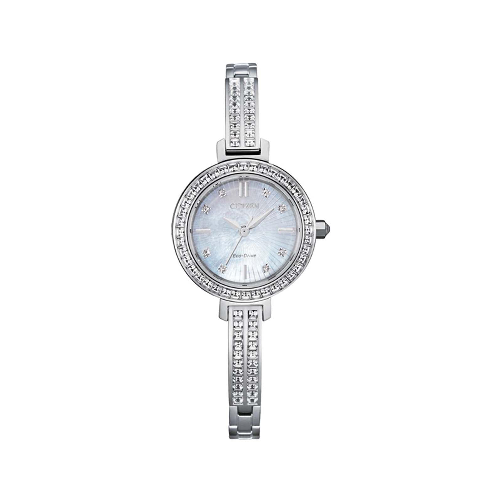 Citizen Eco-Drive Ladies' Silhouette Crystal Watch