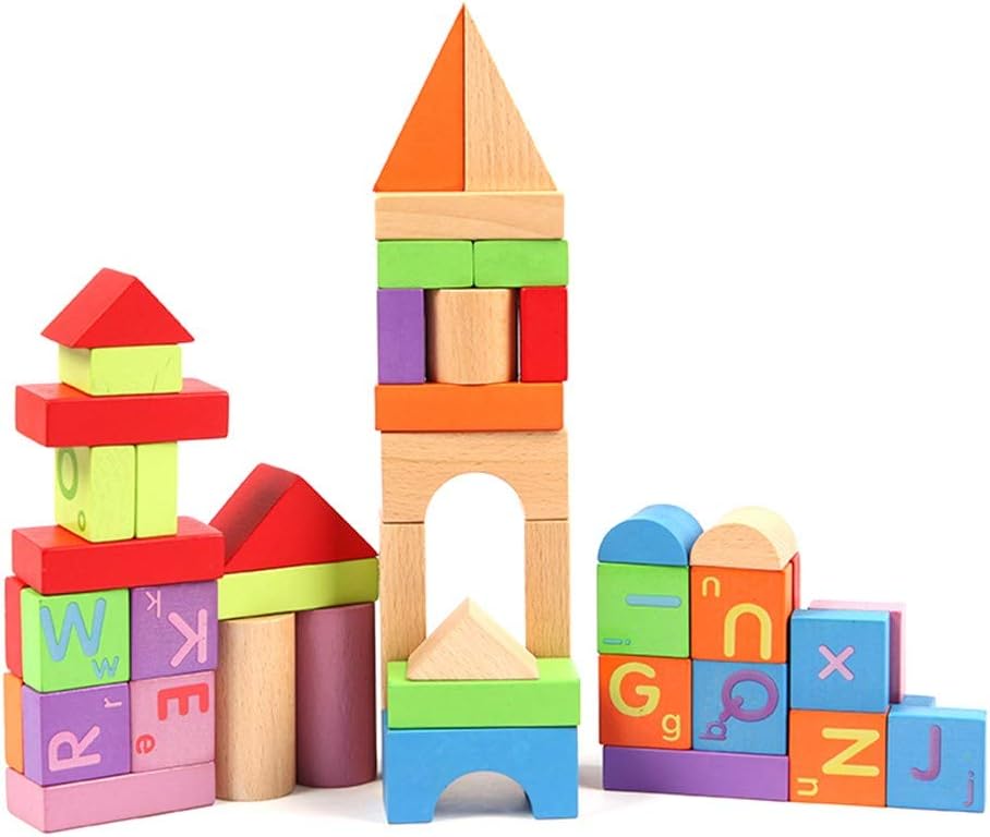 colored wooden building blocks