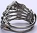 YACQ Skeleton Hand Bracelet for Women, Skull Bracelet Fits Wrist Circumference 6.5 to 7.75 inch, Women Girls Biker Jewelry, Halloween Costome Accessories