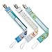 Pacifier Clip with 2-Sided Design for Baby Girls and Boys By Mengyaya - Cute Universal Soothie Pacifier Holder (3 Pack)