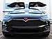 Edwin Group of Companies Tesla Logo Sticker Model X. Nose Cone Front Emblem T Decal Sticker Vinyl. RED Buy