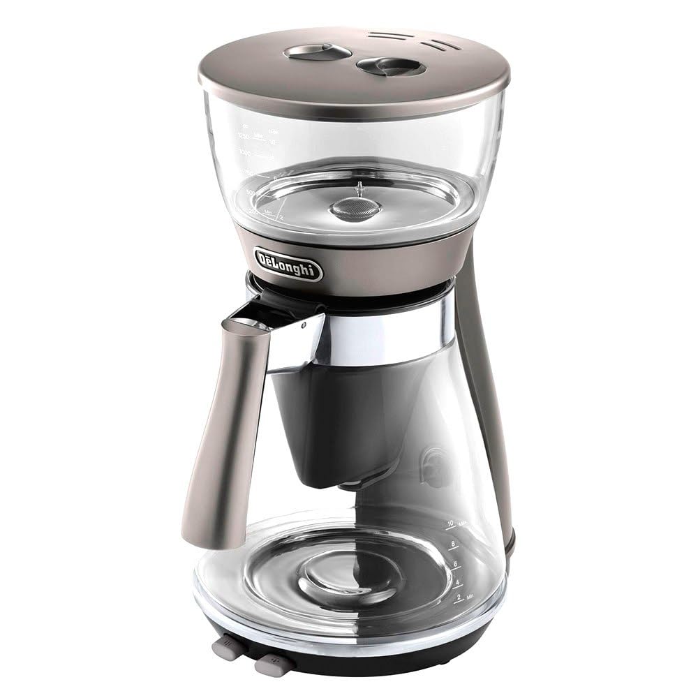 De'Longhi ICM 17210 Filter Coffee Machine, Plastic, 1800 W, 10 Cubic_Centimeters, Clear