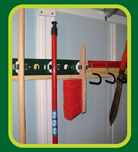 Ondis24 Gartenhaus 2,42x2,02m, Gerätehaus Kunststoff/Metall, Fahrradschuppen mit Satteldach, Geräteschuppen UV-beständig – Bild 8