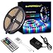 SUPERNIGHT 5M/16.4 Ft SMD 3528 RGB 300 LED Color Changing Kit with Flexible Strip Light+44 Key IR Remote Control+ Power Supply