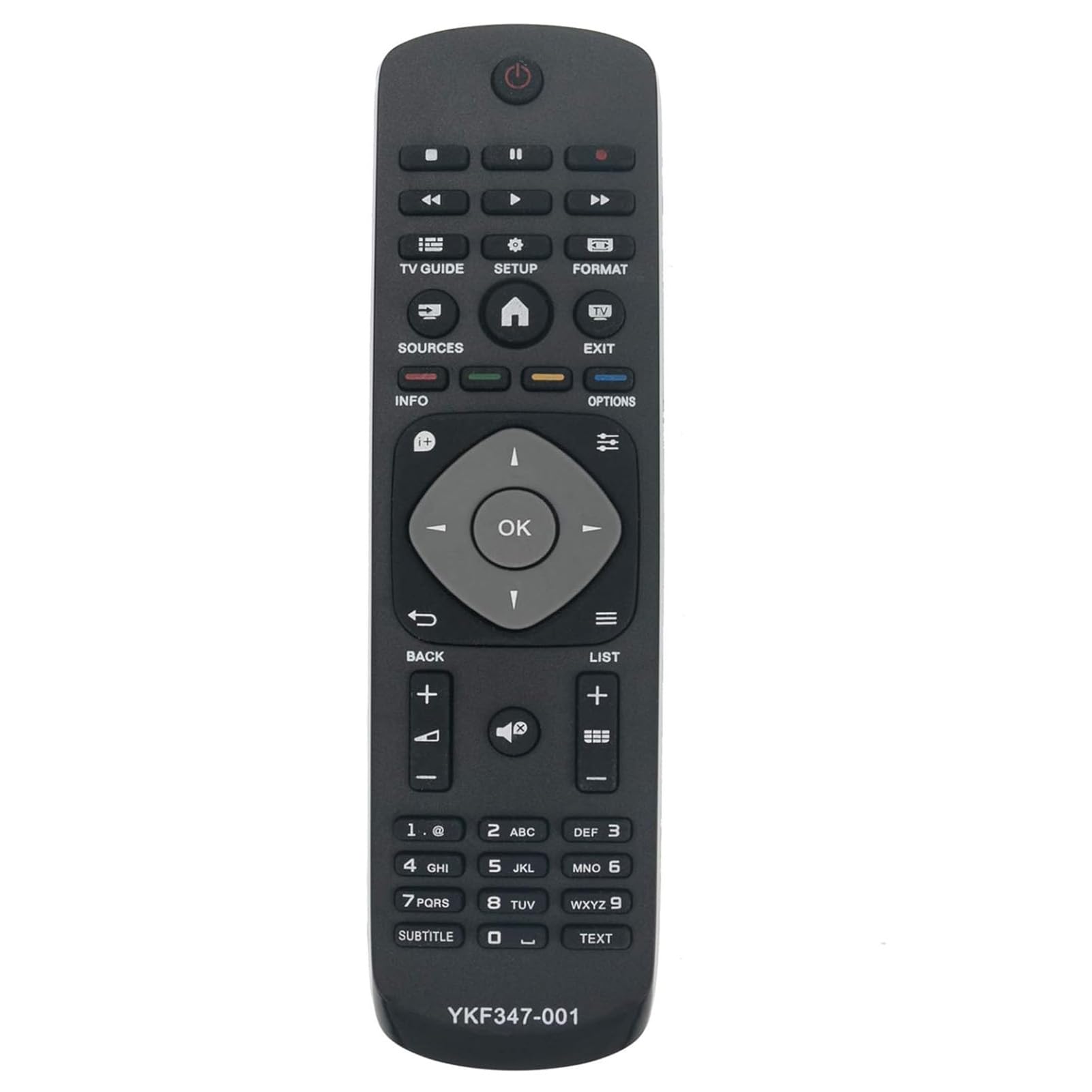 ALLIMITY YKF347-001 Remote Control Replacement for Philips UHD TV 22PFS4232 22PFS5303 22PFT4022 22PFT4232 22PFT5303 24PFS4022 24PFS4032 24PFT4022 24PFT4032 24PHS4022 24PHS4032 32PFS4132 32PFT4132