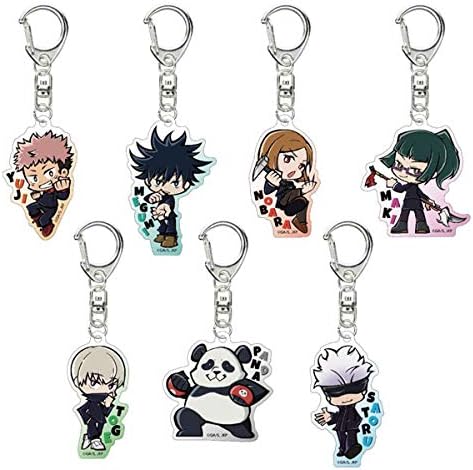 Amazon 呪術廻戦 トレーディングアクリルキーホルダー あそびファクトリーデフォルメシリーズ 7個入りbox 通販