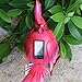 Solar Lights, Metal Pink Flamingos Seven Color Changing Lights, Outdoor Garden led Lights, lawns, Roads, Gardens, Flamingos Yard Decor,Christmas Decorations