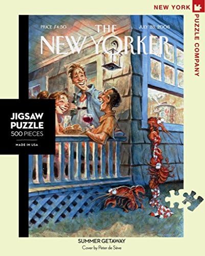New York Puzzle Company - New Yorker Summer Getaway - 500 Piece Jigsaw Puzzle