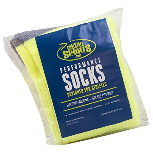 image for ChalkTalkSPORTS Athletic Half Cushioned Lacrosse Crew Socks | Mid Calf