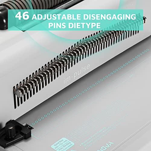 Adjustable Margin Punch Binder TIANSE Spiral Coil Binding Machine ...