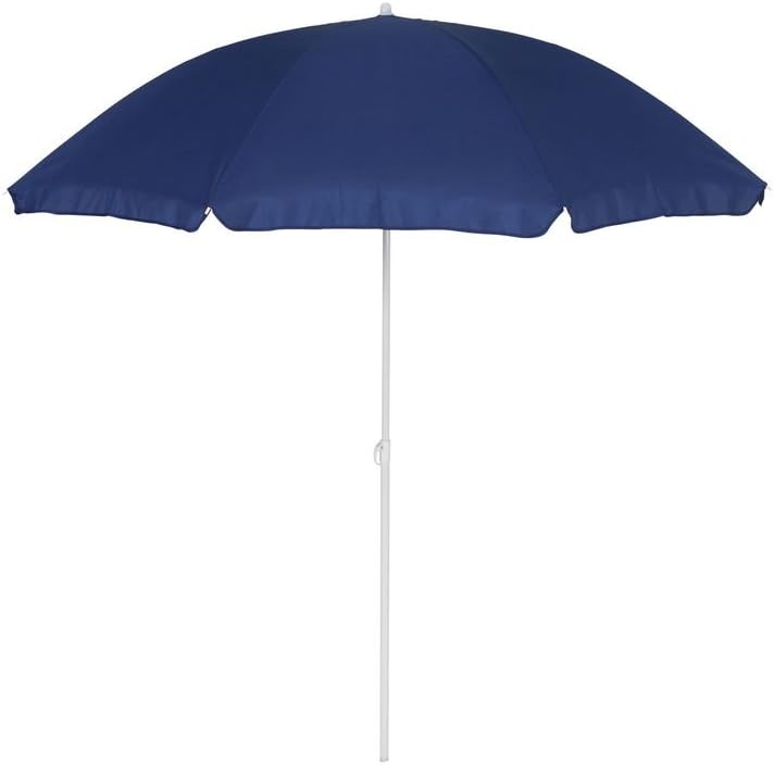 greemotion Parasol Garden Umbrella - Sunshade Canopy in Blue – Parasol 2m with 8 arms and UV-Protection for Outdoors, Patio, Garden or Yard