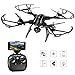 TOQIBO Foldable Drone X34 Wi-Fi FPV Quadcopter With HD Camera Live Video 2.4GHz 4 Chanel 6 Axis Gyro RTF RC Quadcopter - Headless Mode, Altitude Hold Mode, One Key Take off Landing, 3D Flip