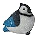 Fat Blue Jay by Michael Carr Designs - Outdoor Bird Figurine for gardens, patios and lawns (80068)