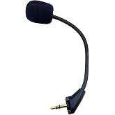 NewTH Replacement Cloud Alpha Game Mic Noise Cancelling Microphone Boom only for Kingston HyperX Cloud Alpha/Cloud Alpha S Pro PS4 PS5 Computer PC Gaming Headsets 3.5mm Jack