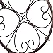 ZUYEE Plant Stand Indoor Outdoor Wrought Iron Planter Trivet Stand Sturdy Flower Pot Supporting Olde Metal/Iron Art, 9.5 inch, Flowerpot Holder for Garden Studios Pack of 3