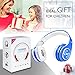 Kids Wireless Headphones,Votones Volume Limiting Adjustable Bluetooth Headphones for Children,Lightweight Fold-able Over Ear Earphone with Microphone (Blue)