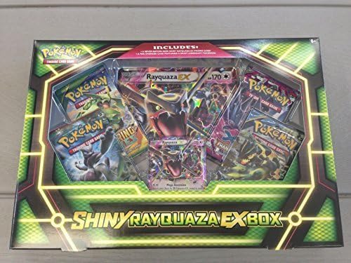 Pokemon TCG: Shiny Rayquaza-EX Box with XY69 Normal & Jumbo Holo Card - Sealed