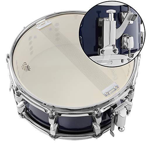 Ashthorpe Snare Drum Set with Remo Head (Blue) Student Beginner Kit