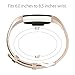 Henoda Replacement Bands Compatible with Charge 2, Classic Genuine Leather Charge 2 Band Fitness Wristband for Women Men Small Large Rose Gold
