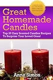 Great Homemade Candles: Top 25 Easy Scented Candles Recipes To Surprise Your Loved Ones! by Anne Simon