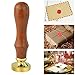 Outop Vintage Retro Wooden Alphabet Letter Initial Wax Classic Sealing Wax Seal Stamp (M)