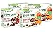 Sprout Organic Baby Food, Toddler Snacks, Orchard Fruit & Carrot and Red Fruit Beet & Berry Crispy Chews Variety Pack, Single Serve (20 Count)