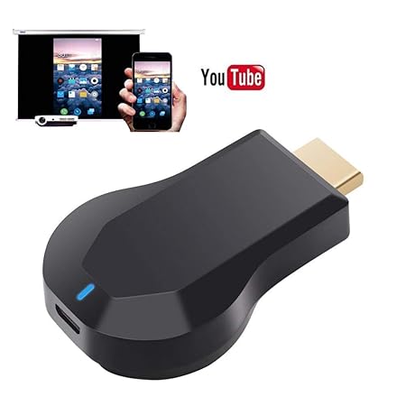 ATETION WiFi-Display-TV-Dongle-Receiver 1080P Easy Sharing Wireless-Streaming-TV-Stick für iOS / Android / Mac-Geräte für HDT