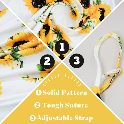 OPUJEPA Sexy Dresses for Women Short V Neck Spaghetti Strap Sleeveless Summer Floral Print Cute Skater Dress Mini Swing Sundress with Belt for Date Night