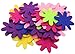SOOKOO 5 Shapes 150 PCS Felt Flowers Fabric Flower Embellishments for DIY Crafts Sewing Handcraft, Assorted Color