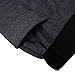 Yong Horse Men Light Weight Drawstring Waist Big Side Pocket Sports Joggers Sweatpants (M, Dark Grey)