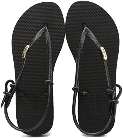 Boree Flip Flops for Women and Young with Back Strap, Slim Fit, Anti Slipping Comfort Flat Sandals