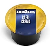 Lavazza Blue Single Espresso Caffe Crema Coffee Capsules, Value Pack, Blended and roasted in Italy, Sweet blend from its arom
