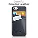 KAVAJ iPhone SE/5S/5 Case Cover Leather Tokyo Black - Genuine Leather Back Cover with Business Card Holder. Slim Fit Back Cover As Premium Accessory for The Original Apple iPhone Doubles As A Wallet