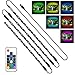 Achivy LED Lighting Strip RGB Adhesive USB LED TV Strip with 17keys RF Remote for HDTV and Monitors Background Lighting (4 x 1.64ft/2M)