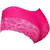 IPHREECO Mens Lace Sissy Pouch Panties Hipster Panty Underwear Briefs Bikini Thongs G String Lingerie