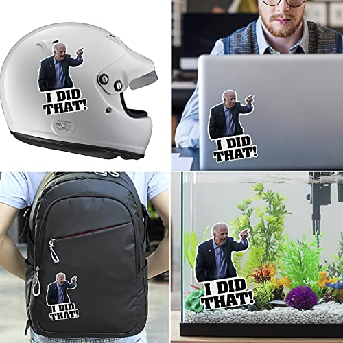 I Did That Stickers, 50 Pcs I Did That Funny Stickers, Mixed 5 Different Patterns, PVC Waterproof, Bumper Sticker for Gas Pump Laptop Helmet Car Truck Window Decorations