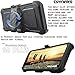 COVRWARE Iron Tank Series Case Compatible with Samsung Galaxy S8 Plus, [Screen Protector] Heavy Duty Full-Body Rugged Holster Armor [Brushed Metal Texture] Case [Belt Clip][Kickstand], Black