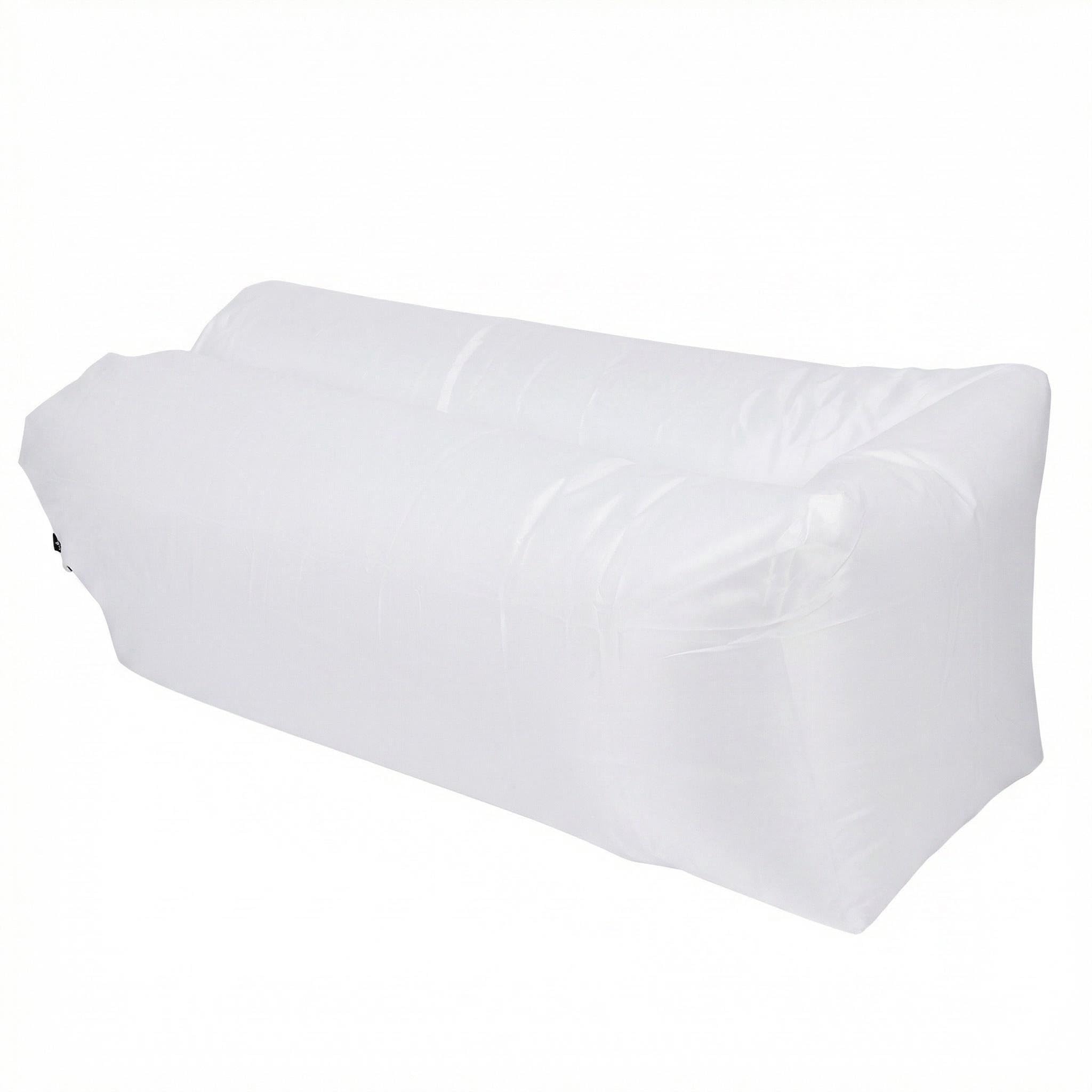 ZTOONE Inflatable Lounger Couch Air Lounger Lazy Sofa with Carry Bag,Hammock Inflatable Mattress Inflatable Bed Pool Float for Swim,Camping,Beach,Hiking,Park,Backyard, Pool, Picnics (White)