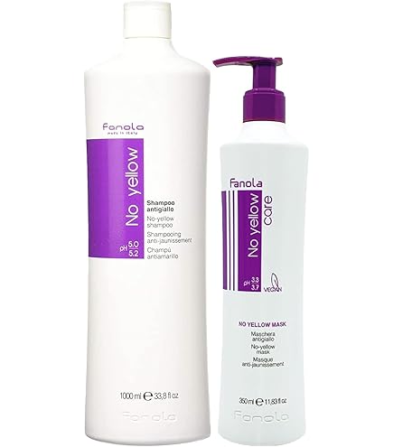Amazon.com : Fanola No Yellow Shampoo Bundle with No Yellow Mask