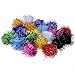 TECH-P® 200 Pack 30mm Glitter Pom Poms Sparkle Pom Balls Pet Toy Ball Big Size Pom Poms, Assorted Color